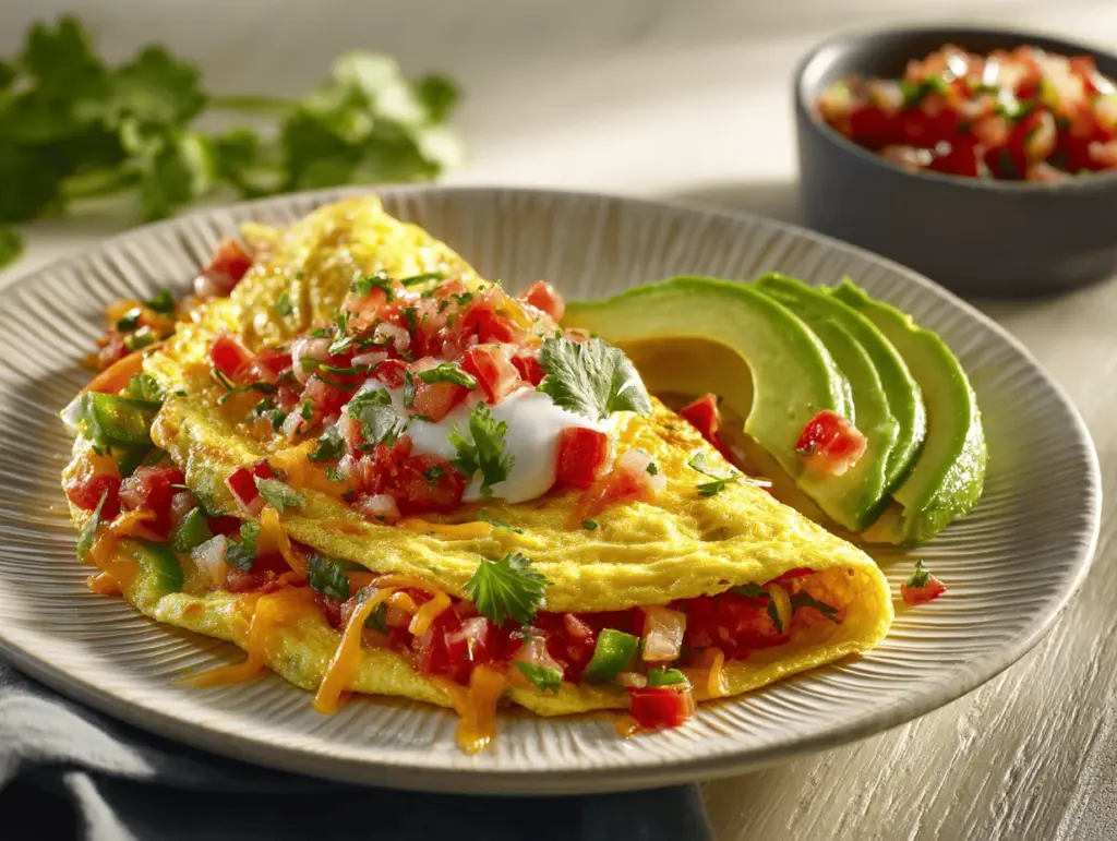 Mexican omelette recipe - featured image