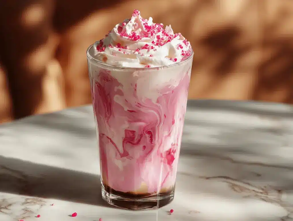 pink velvet macchiato - featured image