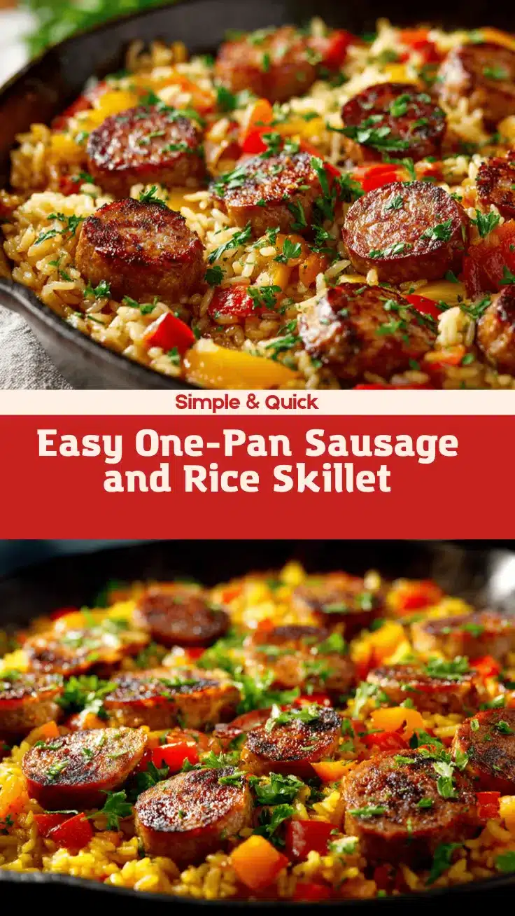 sausage and rice skillet recipe